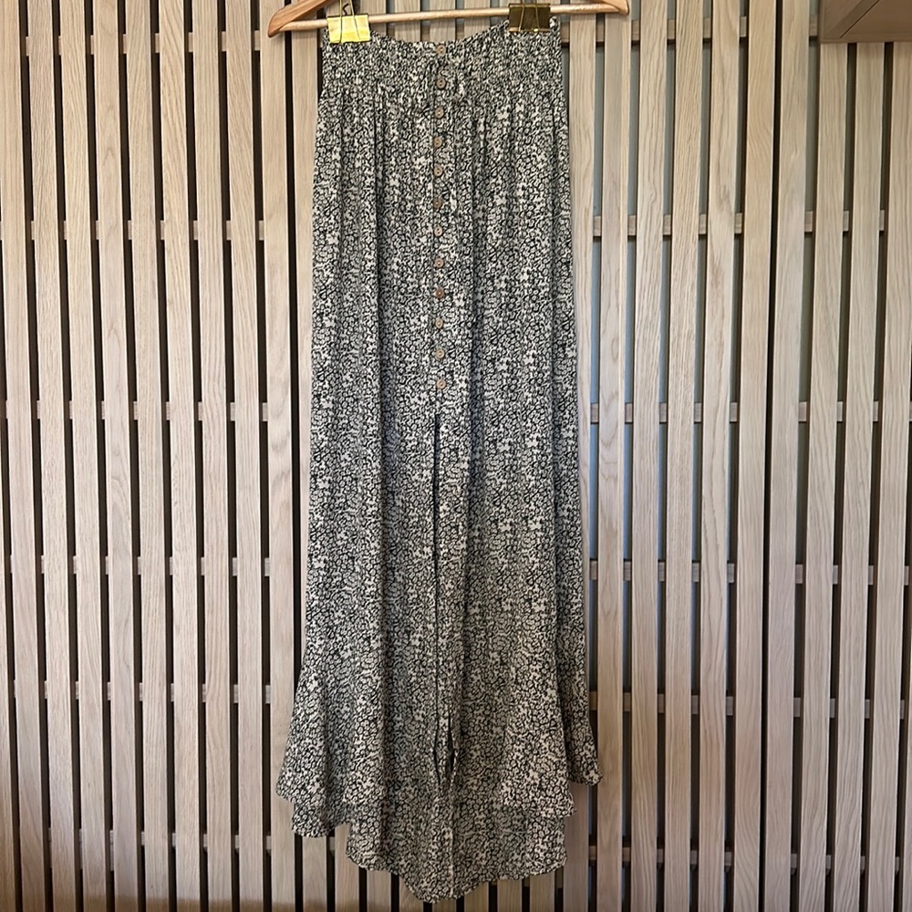 Boho floral skirt
